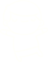 disegno di gesso uomo felice png