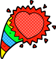tecknad kärlek hjärta symbol png