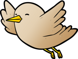 oiseau de dessin animé qui vole png