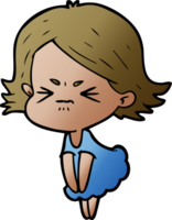 cartoon angry woman png