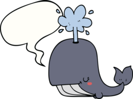 cartoon whale with speech bubble png