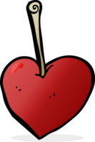 cartoon heart cherry png