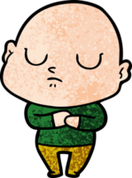 cartoon bald man png