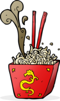 cartoon noodles in box png