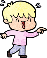 cartoon laughing boy png