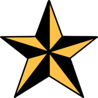 tattoo in traditional style of a star png