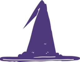 cartoon doodle witch hat png