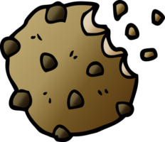 dessin animé doodle biscuit au chocolat png