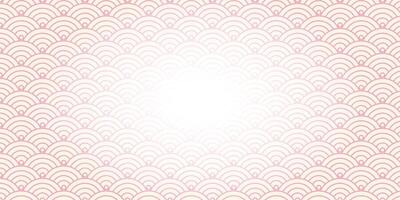 Japanese red pink pattern background vector