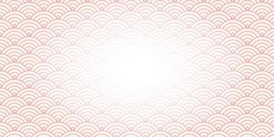 Japanese red pink pattern background vector