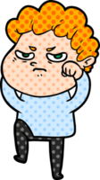 cartoon angry man png