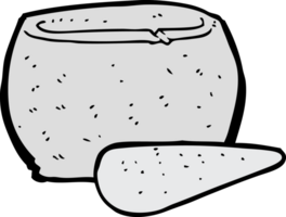 cartoon stone pescle and mortar png