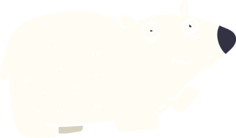 caricatura, garabato, oso polar png