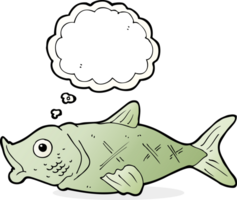 cartoon fish with thought bubble png