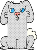 dessin animé doodle lapin mignon png