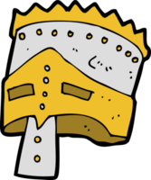 armure du roi de dessin animé png