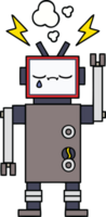 carino cartone animato di un' robot png