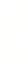 Festive Robot Chalk Drawing png