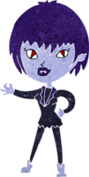 ragazza vampiro cartone animato png