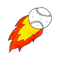 main texturé dessin animé des sports Balle png