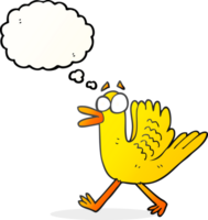 mano dibujado pensamiento burbuja dibujos animados aleteo Pato png