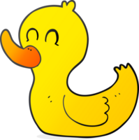 hand drawn cartoon cute duck png