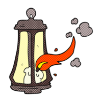 hand drawn cartoon spooky lantern png