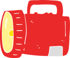 ilustración de color plano de la antorcha png