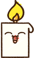 dessin à la craie de bougie png