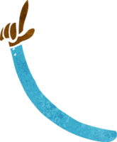 cartoon wijzende arm png