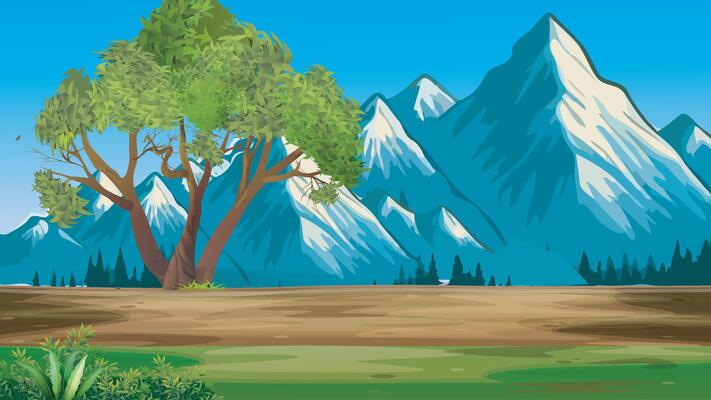 Cartoon Village Environment Vector Art, Icons, and Graphics for Free …