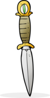 cartoon mystic dagger png