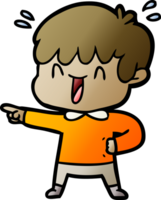 cartoon laughing boy png