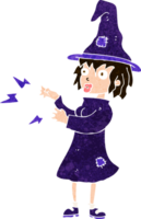 cartoon witch casting spell png