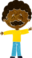 niño de dibujos animados con bigote png