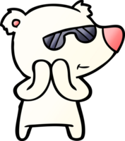 happy cartoon polar bear png