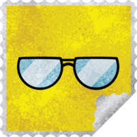 spectacles graphic square sticker stamp png