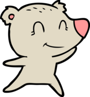 dibujos animados de oso amistoso png