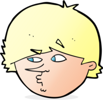 cartoon suspicious man png