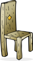 vieille chaise de dessin animé png