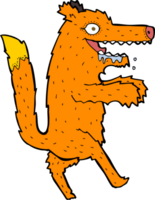 cartoon hungry fox png