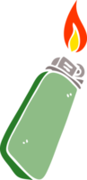 Cartoon-Doodle-Einweg-Feuerzeug png