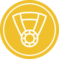 Medaille vergeben kreisförmig Symbol Symbol png