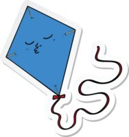 sticker of a cartoon kite png