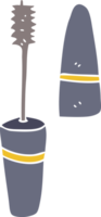 flat color illustration of mascara png