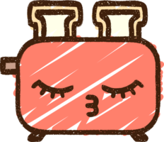 Toaster Kreidezeichnung png