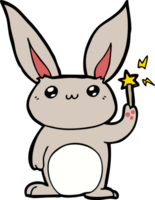 lindo conejo de dibujos animados png