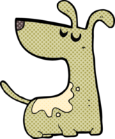 chien heureux de dessin animé png