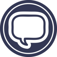 speech bubble circular icon symbol png