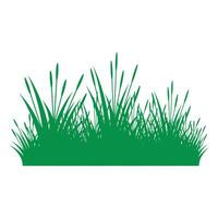 Grass logo template element and symbol vector